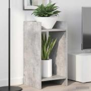 vidaXL Växtställ med hylla BetongGrå 30 x 30 x 60 cm Konstruerat trä