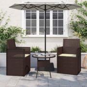vidaXL Sittkuddar 2 pcs Kräm 47 x 36 x 2 cm Polyester