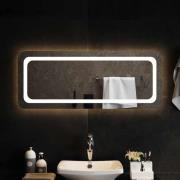 vidaXL Badrumsspegel LED 100x40 cm