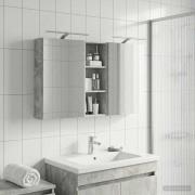 vidaXL Badrumsskåpsset 3 pcs 130 x 14,5 x 70 cm Konstruerat trä