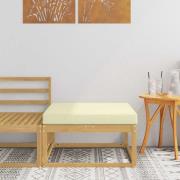 vidaXL Utomhuspall Polyester Vit