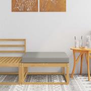 vidaXL Utomhuspall Polyester Vit