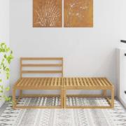 vidaXL 2 Stycke Utomhuspall Polyester Vit