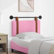 vidaXL Hängande sänggavel Med LED-lampa Rosa Antik PU