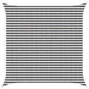 vidaXL Solsätt segel Antracit och vitt 4,5 x 4,5 m HDPE