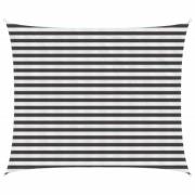 vidaXL Solsätt segel Antracit och vitt 2,5 x 3,5 m HDPE