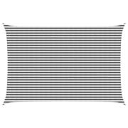 vidaXL Solsätt segel Antracit och vitt 4 x 7 m HDPE