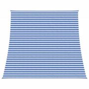 vidaXL Solsätt segel Blå och Vit 4 / 5 x 4 m HDPE