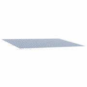 vidaXL Ersättningsmarkis tyg Blå och Vit 300 x 250 cm