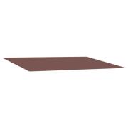 vidaXL Ersättningsmarkis tyg Brun 500 × 300 cm