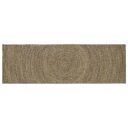 vidaXL Områdesmattor Naturlig och svart 80 x 200 cm Jute