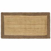 vidaXL Områdesmattor Grå 60 x 110 cm Jute