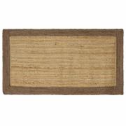 vidaXL Områdesmattor Grå 100 x 200 cm Jute