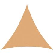 vidaXL Solsätt segel Sand 2 x 2 x 2 m HDPE