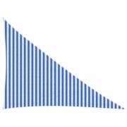 vidaXL Solsätt segel Blå och Vit 3 x 4 x 5 m HDPE