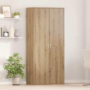 vidaXL Högskåp med hylla artisan ek 80 x 39 x 178 cm Konstruerat trä