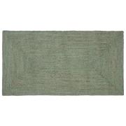 vidaXL Områdesmattor Rektangulär Olivgrön 60 x 110 cm Jute