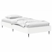 vidaXL Sängram Vit 80 x 200 cm Konstruerat trä