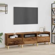 vidaXL TV-skåp med låda Gammalt trä 150 x 30 x 45 cm Konstruerat trä