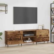vidaXL TV-skåp Gammalt trä 150 x 30 x 50 cm Konstruerat trä