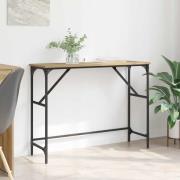 vidaXL Konsolbord Artisan Ek 100 x 32 x 75 cm Konstruerat trä