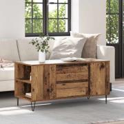 vidaXL Kaffeebord Gammalt trä 102 x 44,5 x 50 cm Konstruerat trä