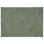 vidaXL Områdesmattor Olivgrön 140 x 200 cm Jute