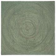 vidaXL Områdesmattor Olivgrön 300 x 300 cm Jute