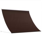 vidaXL Markis Brun 300 x 150 cm 180 g / m² Polyester med PU-beläggning