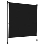 vidaXL Utomhus rullgardin Svart 100 x 270 cm