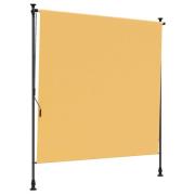 vidaXL Utomhus rullgardin Sand 100 x 270 cm