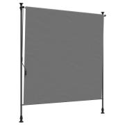 vidaXL Utomhus rullgardin Ljusgrå 150 x 270 cm