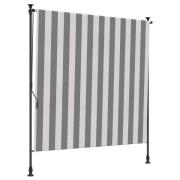 vidaXL Utomhus rullgardin Antracit och vitt 200 x 270 cm
