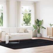 vidaXL Ryamatta med lång lugg NAVARRA svart 240x340 cm polyester
