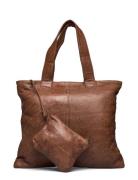 DEPECHE Shopper Brun