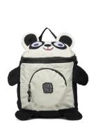 Pick & Pack Panda Shape Black Backpack Multi/patterned