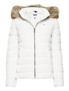 Tommy Jeans Tjw Basic Hooded Down Jacket Vit