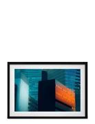 Democratic Gallery Poster Skyscrapers Orange