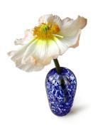 Håndblæst Vase Liv Konfetti Home Decoration Vases Blue Mimou
