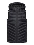 Jack & J S Jjehero Bodywarmer Hood Sn Jnr Svart