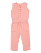 Copenhagen Colors Rib Jersey Jumpsuit Rosa