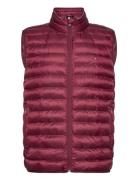 Tommy Hilfiger Packable Recycled Vest Burgundy