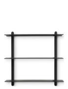 Nivo Shelf Large A Black Ash/ Black Home Furniture Shelves Black Gejst