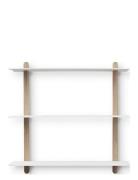 Nivo Shelf Large A Light Oak/White Home Furniture Shelves Beige Gejst