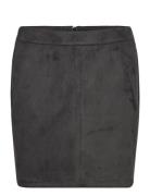 Vero Moda Vmdonnadina Fauxsuede Short Skirt Noos Svart