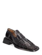 MIISTA Airi Black Loafers Svart