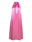 Vila Visittas Halterneck Maxi Dress - Noos Rosa