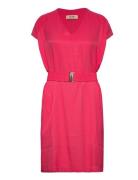 MOS MOSH Ridley Twill Viscose Dress Rosa