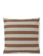 Outdoor Stripe Home Textiles Cushions & Blankets Cushions Brown Compli...