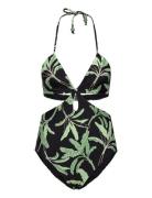 Seafolly Palm Paradise Drawstring Piece Svart